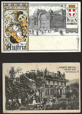 Poststück - Partie Ansichtskarten Wien, - Motive- and postcards