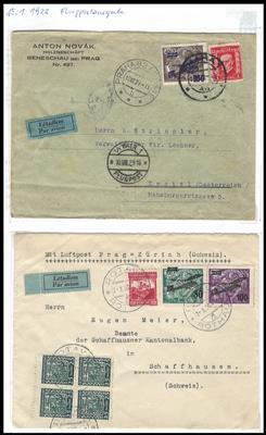 **/*/gestempelt/Poststück/Briefstück - Reichh. Partie Tschechosl. ab 1918, - Stamps