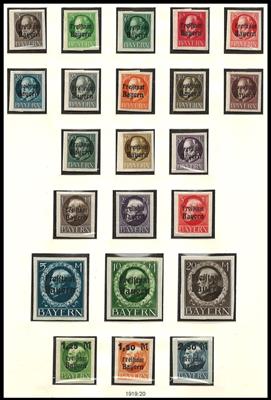 * - Kleine Sammlung Bayern und div. altd. Staaten (Baden bis Württemberg), - Briefmarken