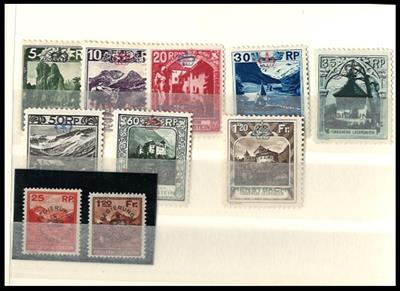 * - Liechtenstein Dienstm. Nr. 1/9, - Briefmarken