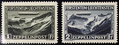 ** - Liechtenstein Zepp. Nr. 114/15, - Stamps