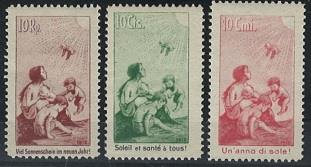 ** - Schweiz Nr. I/III teils mehrfach bzw. mit Abart "Punkt unter "12", - Stamps