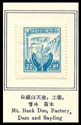 * - Südkorea 1951/1955 in 1 Postalbum - Briefmarken