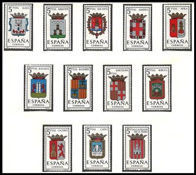 ** - Teilsammlung Spanien 1962/1979 in - Známky