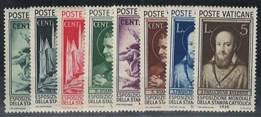 ** - Vatikan Nr. 51/58, - Briefmarken
