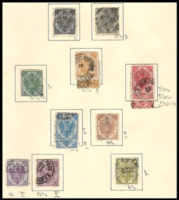 gestempelt/Poststück/Briefstück - Sammlung Bosnien und Partie Poststücke Bosnien, - Briefmarken