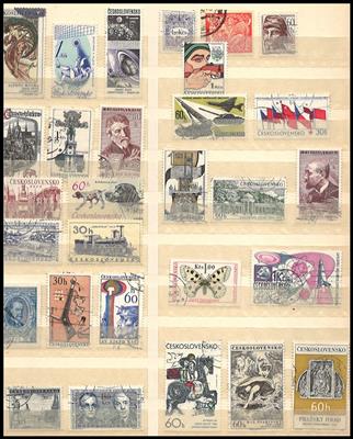 gestempelt/Poststück - Reichh. Partie - Briefmarken
