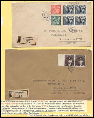 Poststück - 14 Briefe meist Flug oder - Stamps