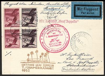 Poststück - 7. Südamerikafahrt 1932, - Briefmarken