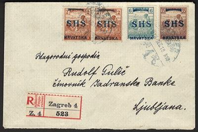 Poststück/Briefstück - Jugoslawien, - Stamps