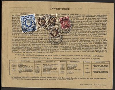 Poststück - Britisch Eritrea, - Francobolli
