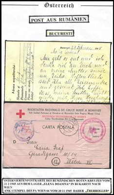 Poststück - Partie Bessere Kriegsgefangenen- und D. Feldpost, - Briefmarken