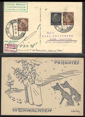 Poststück - Partie meist D. Feldpost WK II, - Briefmarken