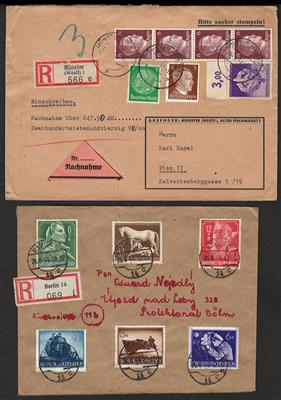 Poststück - Partie Poststücke D.Reich, - Francobolli