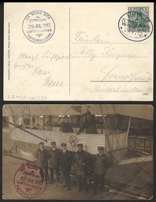 Poststück - Zeppelinpost - Viktoria Luise, - Briefmarken