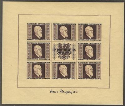 **/gestempelt - Sammlung Österr. 1945/1960, - Briefmarken und Ansichtskarten