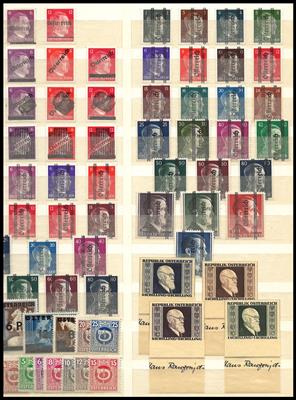 ** - Sammlung Österr. 1945/1981, - Známy