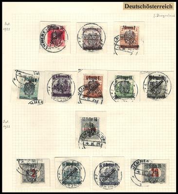 Briefstück/* - Kl. Partie Lokalausg. I. Rep. u.a. mit JENNERSDORF, - Stamps