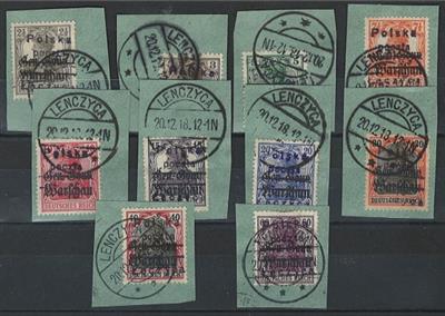 Briefstück - Polen - Ehemaliges Deutsches Besetzungsgebiet - Ausg. LECZYCA, - Briefmarken und Ansichtskarten