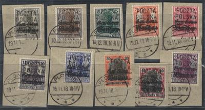 Briefstück - Polen - Ehemaliges Deutsches Besetzungsgebiet - Ausg. PLONSK, - Stamps
