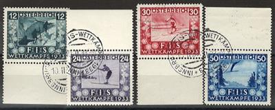 gestempelt - Österr. FIS I, - Briefmarken und Ansichtskarten