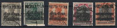 gestempelt - Polen - Ehemaliges Deutsches Besetzungsgebiet - Ausg. SIERADZ, - Stamps