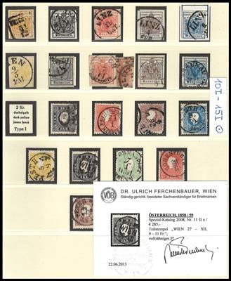 gestempelt - Sammlung Österr. Monarchie ab 1850 u.a. mit Ausg. 1910, - Briefmarken und Ansichtskarten