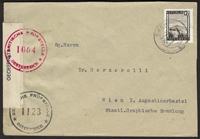 Poststück - Österreich Zensurlos 1945/1946 Belege - Francobolli
