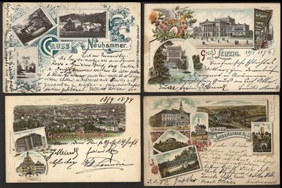 Poststück - Partie AK div. Europa mit viel D.Reich und Schweiz, - Briefmarken und Ansichtskarten