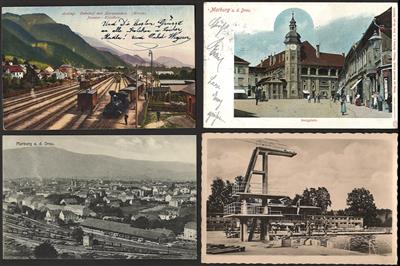 Poststück - Partie AK meist Slowenien - Briefmarken und Ansichtskarten