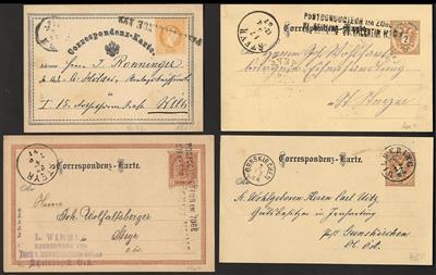 Poststück - Partie Österr. Corresp. Karten - Briefmarken und Ansichtskarten