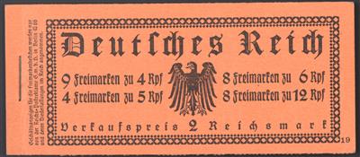 ** - D.Reich 1932 - Markenheftchen MH Nr. 26 (2) - kpl. (Hindenburg), - Stamps