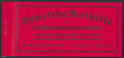 ** - D.Reich 1933/41 - Markenheftchen MH Nr. 32 (ndgz/dgz), - Briefmarken und Ansichtskarten