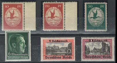 ** - Deutsches Reich, - Briefmarken und Ansichtskarten