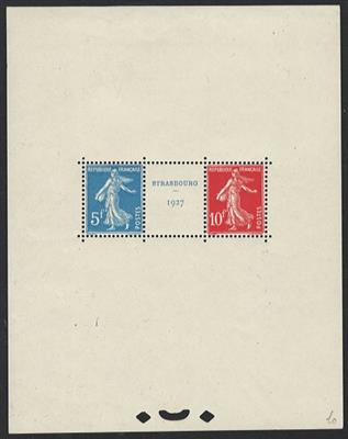 * - Frankreich Block Nr. 2 (STRASSBOURG - Briefmarken und Ansichtskarten