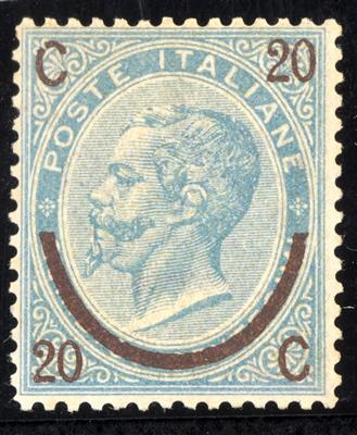 ** - Italien Nr. 25 I (ohne Punkte), - Briefmarken und Ansichtskarten