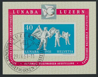 gestempelt - Schweiz Block Nr. 12, - Briefmarken und Ansichtskarten