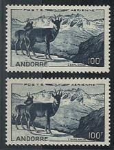 ** - Andorra Nr. 141(2), - Briefmarken