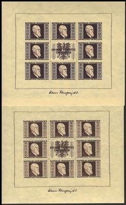 ** - Partie Österr. 1945/1962, - Briefmarken