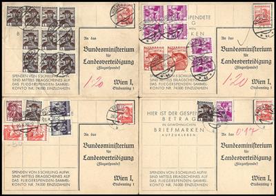 Poststück - Partie Poststücke Österr. ab Monarchie mit etwas Ausland, - Stamps