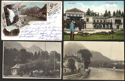 Poststück - Partie AK OÖ u.a. mit Gosau - Hallstatt - Ischl - St. Wolfgang, - Motiv- und Ansichtskarten