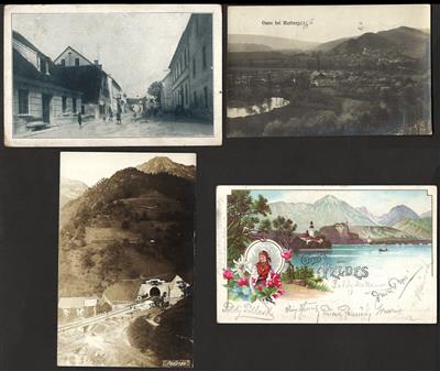 Poststück - Partie AK Slowenien u. div. Jugosl. ab Österr. Monarchie, - Motiv- und Ansichtskarten