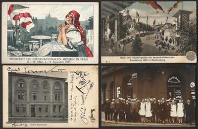 Poststück - Partie AK Tschechosl. ab - Motiv- und Ansichtskarten