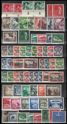 **/*/gestempelt - Partie D. REich ca. 1938/1945 ** auf 5 Steckk., - Stamps