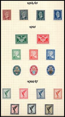 * - Sammlung D.Reich ca. 1905/1945 mit etwas D. Bes. WK II u. Dienstm., - Francobolli