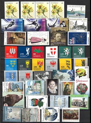 ** - Österr. - Partie EURO - NEUHEITEN (FRANKATURWARE), - Briefmarken und Ansichtskarten