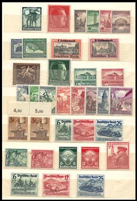 **/* - Sammlung D.Reich 1938/1945 incl. Dienst, - Stamps