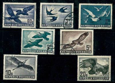 gestempelt - 1950/53 Vogelwelt (ANK - Briefmarken und Ansichtskarten