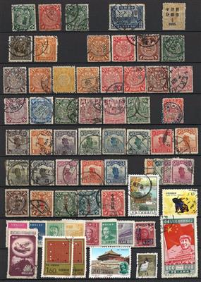 gestempelt/*/**/Poststück - Reich Partie Dubl. ganze Welt, - Briefmarken und Ansichtskarten