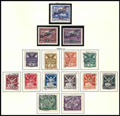 gestempelt/**/* - Sammlung Tschechosl.1918/1982, - Stamps